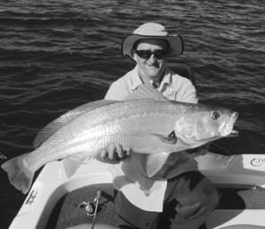 The prize is a 12kg Clarence River jewfish.